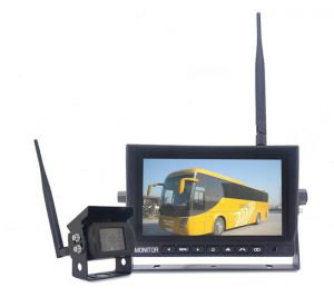 Bezprzewodowy cyfrowy zestaw AHD kamera cofania 18 IR + Monitor 7 12V/24V
