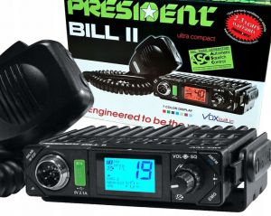 RADIO CB PRESIDENT BILL II VOX ASC AM/FM 12V + USB
