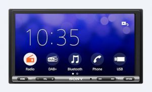 STACJA MULTIMEDIA SONY XAV-AX3250B DAB 2-DIN USB 6,95 Android Auto™ + Apple CarPlay+WebLink  USB+BT