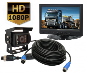 Zestaw AHD kamera cofania 1080P + Monitor 7 12V/24V 10m 4-PIN